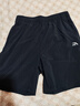 安踏兒童褲子梭織短褲男童裝2025夏季速干透氣涼感學(xué)生跑步運動(dòng)五分褲 【涼感速干】深夜藍-6 175 cm 曬單實(shí)拍圖