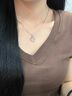 老鳳祥跳動(dòng)的心S999足銀項鏈女士2025新款結婚紀念日生日禮物送女友老婆 【跳動(dòng)的心】足銀項鏈+證書(shū)+禮盒 曬單實(shí)拍圖