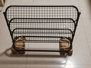 宜家（IKEA）ALGANAS艾佳奈斯鞋架簡(jiǎn)易門口家用多層室內(nèi)鞋架子 鞋架黑色 曬單實(shí)拍圖