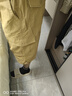 啄木鳥(niǎo)純棉短褲男夏季寬松直筒男士休閑褲戶(hù)外運動(dòng)男士工裝七分褲大褲衩 卡其色 XL （130-150斤左右） 曬單實(shí)拍圖
