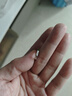 老銀匠s925銀耳環(huán)女耳圈不易過(guò)敏白色系銀耳圈女時(shí)尚簡(jiǎn)約氣質(zhì)素圈光面 曬單實(shí)拍圖