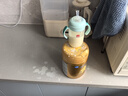 好孩子（gb）自發(fā) 吸管奶瓶一歲以上2歲嬰兒大童寶寶寬口徑吸管杯PPSU帶手柄 孔雀藍(lán)【直通吸管嘴】24月+ PPSU 300ml（大奶量推薦） 曬單實拍圖
