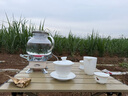 元青佳盛整套功夫茶具中國白羊脂玉瓷陶瓷茶具套裝蓋碗公杯茶漏三件套 曬單實拍圖