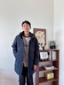 波司登（BOSIDENG）25新款冬季羽絨服90絨男短款厚實(shí)休閑通勤百搭外套B250245105 墨石藍|5984-趨勢推薦 L 180/100A 體重約140-155斤 曬單實(shí)拍圖