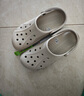 卡駱馳（crocs）貝雅洞洞鞋男女鞋戶外涼拖休閑拖鞋沙灘鞋涼鞋 10126-2V3 M8W10 曬單實(shí)拍圖