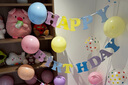 仕彩 簡約風(fēng)生日派對氣球背景墻場景布置兒童男孩女寶寶生日快樂裝飾 曬單實(shí)拍圖