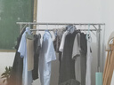 全品屋晾衣架落地免安裝折疊可伸縮陽臺曬衣架不銹鋼曬被子架衣架DX1.6 曬單實拍圖