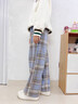 艾卡諾 I.KARNOW女童衛衣套裝冬季加絨加厚闊腿褲兒童洋氣時(shí)髦兩件套女孩冬裝衣服 4957灰色+15190藍色格子【加絨套裝】 150 曬單實(shí)拍圖