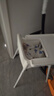 宜家（IKEA）ANTILOP安迪洛高腳寶寶椅嬰兒吃飯成長(zhǎng)椅家用餐椅兒童椅 白色含托盤(pán) 曬單實(shí)拍圖