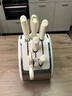 OQB德國(guó)輔食工具套裝廚房廚具菜板組合家用砧板切片刀砍骨刀板三件套 【簡(jiǎn)約裝】升級(jí)版-海鷗刀具4件套 60°以上 128mm 18cm 曬單實(shí)拍圖