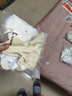 童泰新生兒半背衣嬰兒衣服純棉四季0-3月寶寶上衣滿月服2件裝 黃色 52 曬單實拍圖