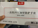 心織 一次性手套200只裝加厚PE材質(zhì)食品級手套家務(wù)夜宵野餐手套 曬單實拍圖
