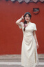南木熊夏季女裝2025年新款長裙國風(fēng)少女新中式氣質(zhì)穿搭漢服旗袍連衣裙子 新中式旗袍S【85-95斤】 曬單實拍圖