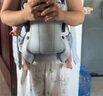 比威亞  Free嬰兒背帶前抱式輕便透氣寶寶背帶抱娃神器新生兒四季通用 淺灰色 曬單實(shí)拍圖