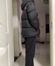 駱駝火山羽絨服男女款城市輕戶外加厚防寒面包服冬季外套 黑色 M 曬單實(shí)拍圖
