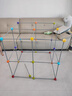 3D幾何建構百變插珠積木建構DIY帳篷城堡桌面拼裝空間動(dòng)手 3D幾何建構積木-128pcs禮盒提手版 曬單實(shí)拍圖