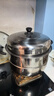 加厚雙層不銹鋼蒸鍋家用二層蒸饃蒸魚(yú)鍋特大號商用湯鍋 大容量蒸鍋 2層 34cm 曬單實(shí)拍圖