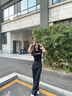 衣品天成天絲垂感闊腿牛仔褲女2025春夏季簡約寬松休閑顯瘦拖地闊腿褲子女 曬單實(shí)拍圖