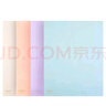 紐賽(NUSIGN)A4透明四層文件袋文件套 加厚L型文件夾 開口塑料單片夾側(cè)入式插頁袋 6個裝NS185(顏色隨機） 曬單實拍圖