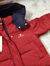 雅鹿童裝紅色羽絨服兒童男款新年拜年服小中大童洋氣女寶寶青少年冬外套 紅色 男女童同款 120 曬單實(shí)拍圖