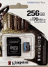 金士頓（Kingston）256GB TF（MicroSD）存儲卡 內存卡U3 V30 A2 4K適配大疆Pocket 3/Action 5/無(wú)人機/運動(dòng)相機/監控 曬單實(shí)拍圖