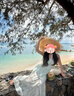 多菲尼森海邊度假風綠色吊帶連衣裙女夏季氣質網紗拼接收腰顯瘦a字裙長裙 綠色網紗連衣裙M碼 曬單實拍圖