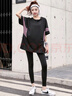 佐朗迪（zuolangdi） 瑜伽服女套裝2025新款大碼跑步運動(dòng)套裝胖mm顯瘦遮臀 紫色四件套 3XL （建議150-170斤） 曬單實(shí)拍圖
