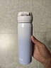 膳魔師（THERMOS）保溫杯500ml男女士兒童保冷水杯子JNL-500S漸變*暮山紫 曬單實拍圖