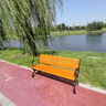 語萌公園椅戶外長椅子休閑凳子庭院廣場園林小區(qū)景區(qū)花園椅凳長條凳休 進口防腐木帶靠背 1.5米【加厚】 曬單實拍圖