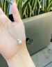 中國黃金淡水珍珠項鏈女士簡約托帕石銀吊墜七夕情人節(jié)禮物送女友老婆生日 簡約珍珠套鏈【京速達(dá)】 曬單實拍圖