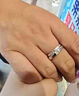 蔓笙結婚戒指一對扭臂仿真鉆戒對戒活口可調節婚禮儀式用戒指求婚道具 情侶對戒【精美禮盒】 曬單實(shí)拍圖