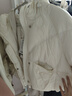 范思藍恩高光云朵系列 短款連帽羽絨服女冬季2024新款面包服14111 椰奶米白 S 曬單實拍圖