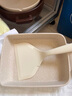 胖東來(lái) DL胖東來(lái)超市日式玉子燒煎鍋平底鍋不粘鍋迷你麥飯石厚蛋燒煎蛋早餐 無(wú)感溫玉子燒米色+推鏟 曬單實(shí)拍圖