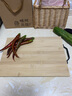 味家家用廚房抗菌防霉加厚實(shí)木竹菜板砧板可站立式粘板面板 36*25*1.8CM 曬單實(shí)拍圖