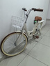 飛鴿（FLYING PIGEON）自行車成人通勤車自行車學(xué)生單車成人自行車通勤自行車女士自行車 標(biāo)配奶油米|單速|(zhì)輻條輪+禮包 24寸適合150-170cm 曬單實(shí)拍圖