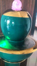 沐欽陶瓷流水噴泉擺件循環(huán)水玄關(guān)風(fēng)水輪辦公室客廳裝飾水景觀(guān)落地 綠寶珠描金流水擺件 曬單實(shí)拍圖
