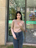 TKSY春秋2025新品法式一字肩領(lǐng)打底毛衣女裝內(nèi)搭長袖針織衫上衣薄 啡駝色 M 【建議100-110斤】 曬單實拍圖