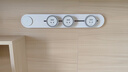 西門子（SIEMENS）旗艦款軌道插座 可移動墻壁插座壁掛式電線板 多功能電力導軌 50cm典雅白色軌道+3個白色五孔 曬單實拍圖