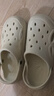 名創(chuàng)優(yōu)品（MINISO）洞洞鞋男士夏季外穿防滑厚底eva踩屎感涼鞋防臭海邊沙灘包頭拖鞋 曬單實拍圖