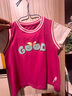 巴厘小豬男童夏裝寶寶T恤2024新款夏季薄款女童半袖上衣兒童短袖 火龍果色 110 cm 曬單實(shí)拍圖