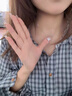 LnieerS925銀雙生四葉草項鏈女小眾高級感鎖骨鏈爆款頸鏈送女友七夕禮物 S925銀四葉草項鏈+證書+品牌禮盒 曬單實拍圖