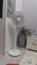 美的（Midea）電風扇家用7葉落地扇搖頭電風扇循臥室宿舍輕音風扇臺式桌面小型風扇臺地兩用升級款 白色丨7葉臺地兩用 曬單實拍圖