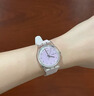 斯沃琪（Swatch）瑞士手表原創(chuàng  )系列無(wú)盡天藍日歷新年禮物男女時(shí)尚石英表情人節禮物 無(wú)盡雪粉  GE714 曬單實(shí)拍圖