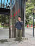 LAZY DAY TREND戶(hù)外拼色半拉鏈吸濕速干運動(dòng)長(cháng)袖T恤男防曬涼感抗菌短袖 深影灰 L 曬單實(shí)拍圖
