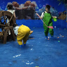 匹克成人游泳鏡男女高清防霧防水大框一體專業(yè)潛水游泳眼鏡透明黑色 曬單實拍圖