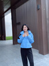 波司登25年輕薄羽絨服女90絨寬松短款顯瘦短款保暖外套B250135326 曬單實(shí)拍圖