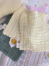雅贊童朵【商場(chǎng)同款】A類(lèi)嬰兒口水巾兒童小毛巾純棉紗布手帕洗臉面巾 棉花糖方巾-白色 曬單實(shí)拍圖