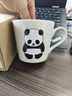 丸モ高木陶器陶瓷馬克杯美濃燒日本進(jìn)口創(chuàng  )意溫感變色咖啡杯禮盒熊貓白色300ml 曬單實(shí)拍圖