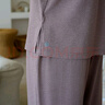 nest designs孕婦月子服產(chǎn)婦睡衣家居服孕前產(chǎn)后孕期時(shí)尚哺乳套裝 漿果紫 M 曬單實(shí)拍圖