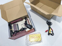 霸王小子家用普通電視游戲機懷舊經(jīng)典紅白機FC插卡內置500加贈132游戲卡 紅色AV插口游戲主機 曬單實(shí)拍圖